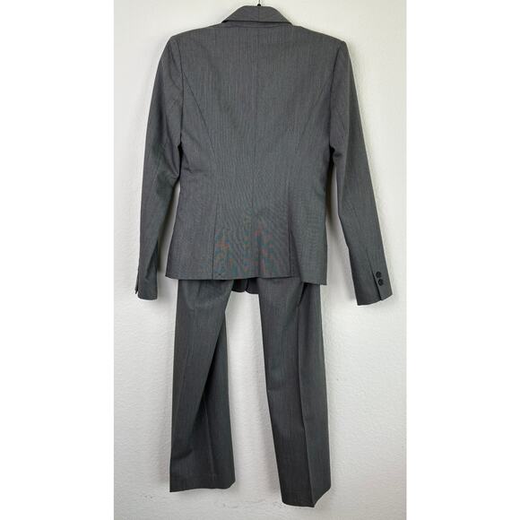 Halogen Gray Womens Business Pants Suit Sz 4/6 Taylor Fit Interview Careerwear - Picture 4 of 16
